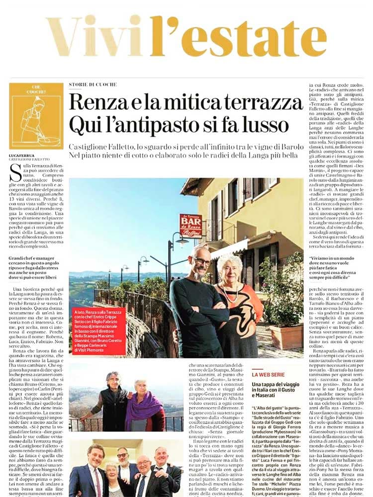 Vivi l'estate: Renza e la mitica terrazza